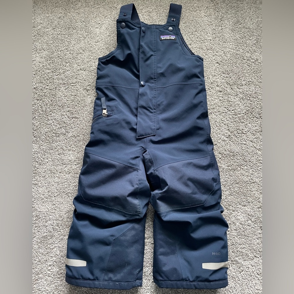 Patagonia Kids Navy Blue Waterproof Snow Bib Pants